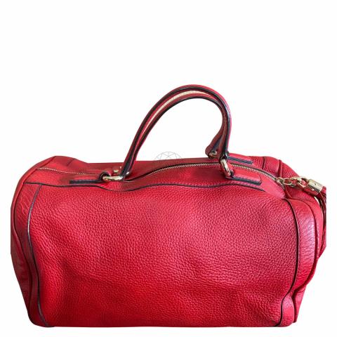 Gucci boston bag on sale red